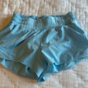 Lululemon Athletica Light Blue Athletic Shorts
